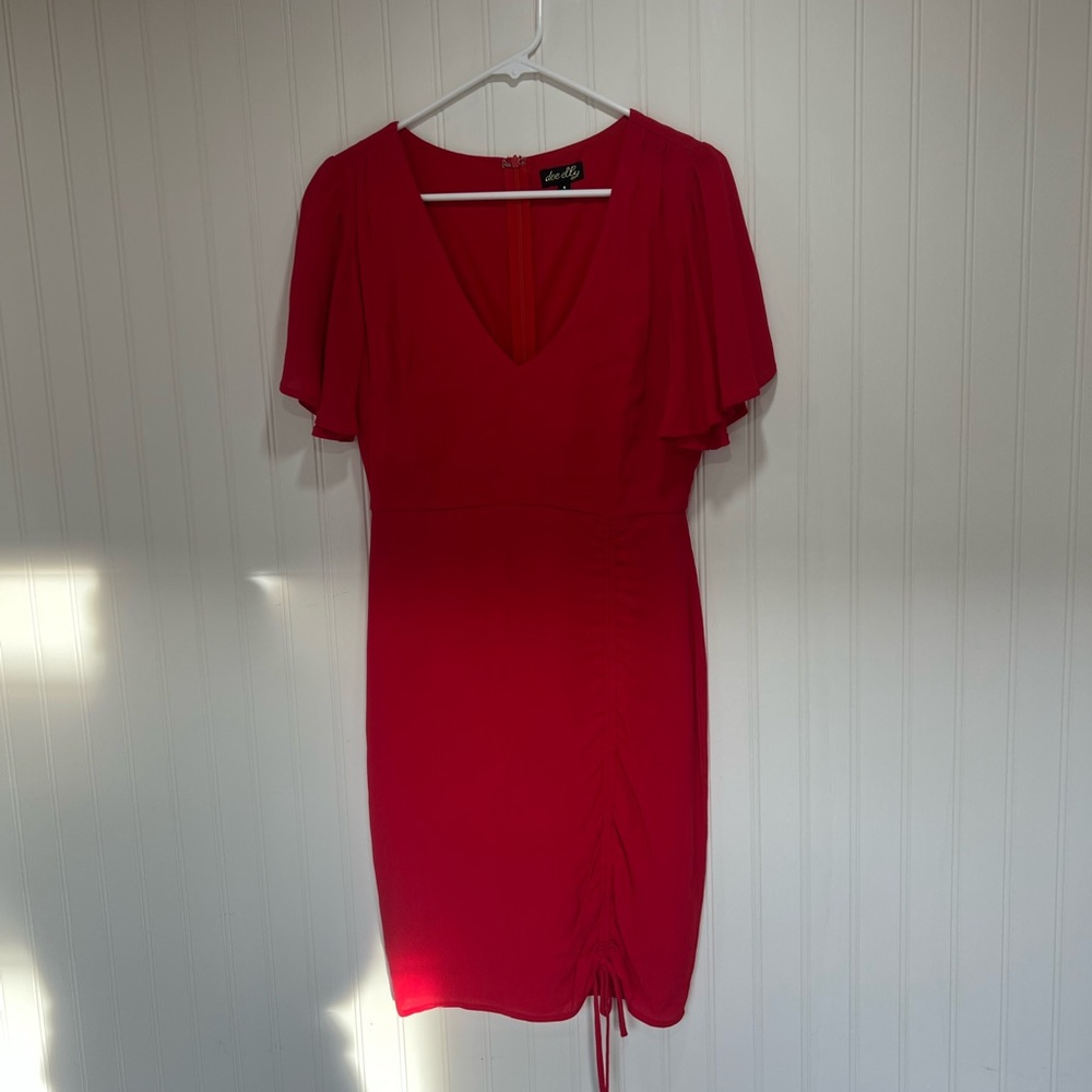 Red dress slightly formal